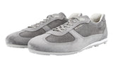 Prada Men's Grey Leather Monte Carlo Sneaker 4E2020