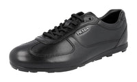 Prada Men's 4E2020 ORX F0002 Leather Sneaker