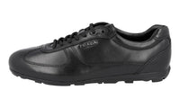 Prada Men's Black Leather Sneaker 4E2020