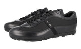 Prada Men's Black Leather Lane Sneaker 4E2065