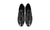 Prada Men's Black Leather Lane Sneaker 4E2065