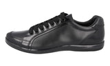 Prada Men's Black Leather Sneaker 4E2439