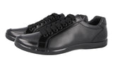Prada Men's Black Leather Sneaker 4E2439