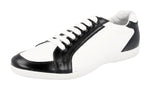 Prada Men's 4E2439 3D79 F0964 Brushed Spazzolato Leather Sneaker