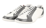 Prada Men's White Leather Sneaker 4E2439