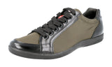 Prada Men's 4E2439 3OUU F0161 Leather Sneaker