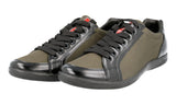 Prada Men's Green Leather Sneaker 4E2439