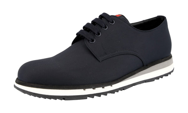Prada Men's 4E2502 71L F0008 Textile Lace-up Shoes
