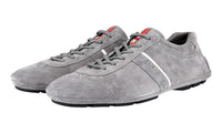 Prada Men's Grey Leather Monte Carlo Sneaker 4E2599