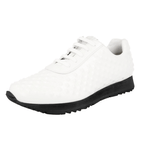 Prada Men's White Leather Sneaker 4E2611