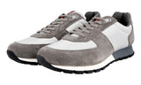 Prada Men's Grey Leather Matchrace Sneaker 4E2642