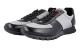 Prada Men's Multicoloured Heavy-Duty Rubber Sole Leather Matchrace Sneaker 4E2642