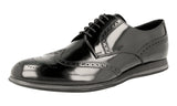 Prada Men's 4E2650 89A F0002 Full Brogue Leather Business Shoes