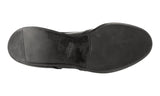 Prada Men's Black Full Brogue Leather Sneaker 4E2650