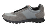 Prada Men's Grey Leather Matchrace Sneaker 4E2700