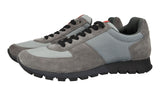 Prada Men's Grey Leather Matchrace Sneaker 4E2700