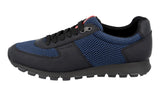 Prada Men's Multicoloured Leather Prax Red Stripe Linea Rossa Sneaker 4E2700