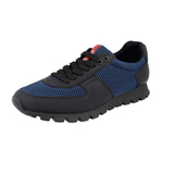 Prada Men's Multicoloured Leather Prax Red Stripe Linea Rossa Sneaker 4E2700