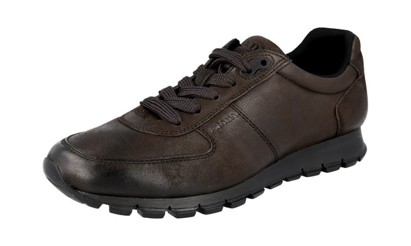 Prada Men's 4E2700 2OD6 F0192 Leather Sneaker