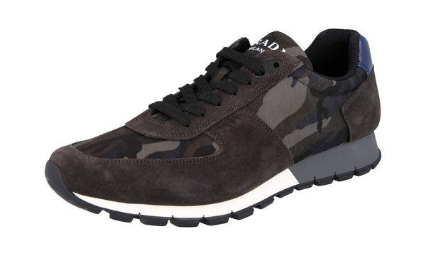 Prada Men's 4E2700 2OE6 F0207 Leather Sneaker