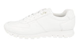 Prada Men's White Leather Prax Sneaker 4E2700
