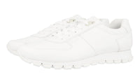 Prada Men's White Leather Matchrace Sneaker 4E2700