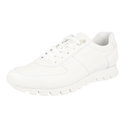 Prada Men's White Leather Matchrace Sneaker 4E2700