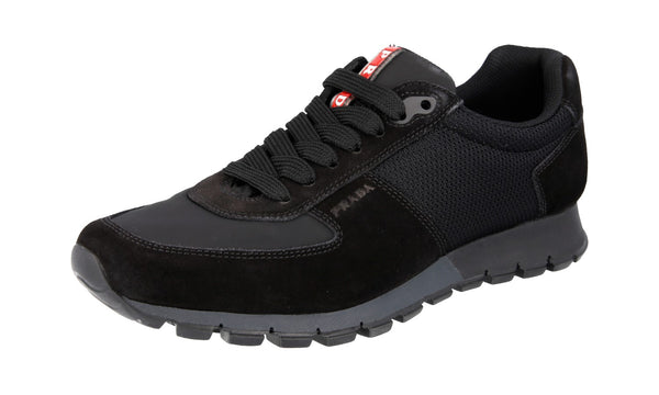 Prada Men's 4E2700 O55 F0002 Leather Sneaker