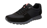 Prada Men's 4E2700 O55 F0002 Heavy-Duty Rubber Sole Leather Sneaker
