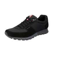 Prada Men's Black Leather Matchrace Sneaker 4E2700