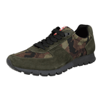 Prada Men's Multicoloured Leather Nylon Prax Sneaker 4E2700