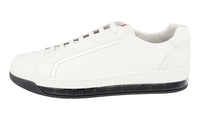 Prada Men's White Leather Sneaker 4E2701