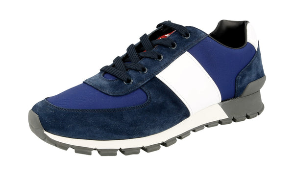 Prada Men's 4E2718 3ANK F0Q8A Leather Sneaker