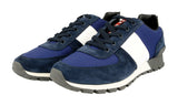 Prada Men's Blue Leather Sneaker 4E2718