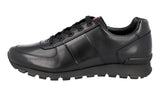 Prada Men's Black Leather Matchrace Sneaker 4E2718