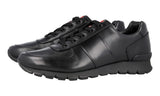 Prada Men's Black Leather Matchrace Sneaker 4E2718