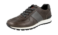 Prada Men's 4E2718 O3Y F0192 Leather Sneaker