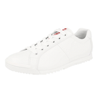 Prada Men's White Leather Sneaker 4E2719