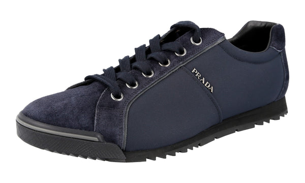 Prada Men's 4E2719 3OF1 F0355 Leather Sneaker