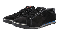 Prada Men's Black Leather Sneaker 4E2719