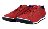 Prada Men's Red Heavy-Duty Rubber Sole Leather Sneaker 4E2719