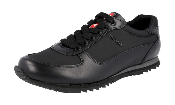 Prada Men's 4E2721 3OA2 F0002 Leather Sneaker