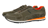 Prada Men's Green Leather Sneaker 4E2721