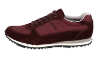 Prada Men's Red Leather Sneaker 4E2721