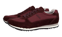 Prada Men's Red Leather Sneaker 4E2721