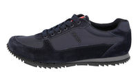 Prada Men's Blue Leather Sneaker 4E2721