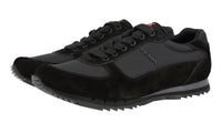 Prada Men's Black Leather Sneaker 4E2721