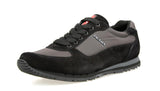 Prada Men's Black Leather Sneaker 4E2721