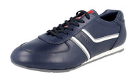 Prada Men's 4E2735 O3Y F0216 Leather Sneaker
