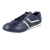 Prada Men's Blue Leather Sneaker 4E2735